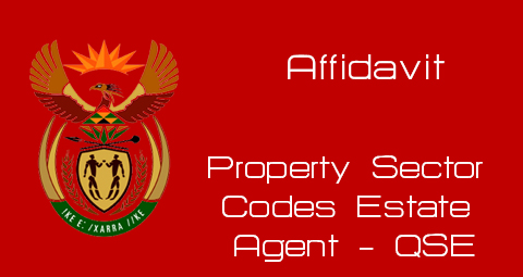 Property Estate Agent Affidavit - QSE